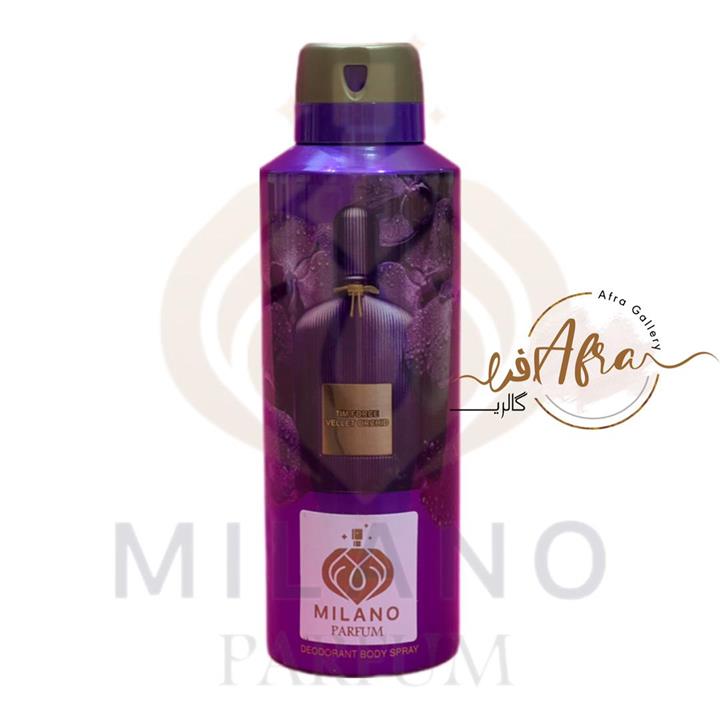 اسپری خوشبوکننده بدن تام فورس ولوت ارکید میلانو tom Force vellet orchid milano perfume